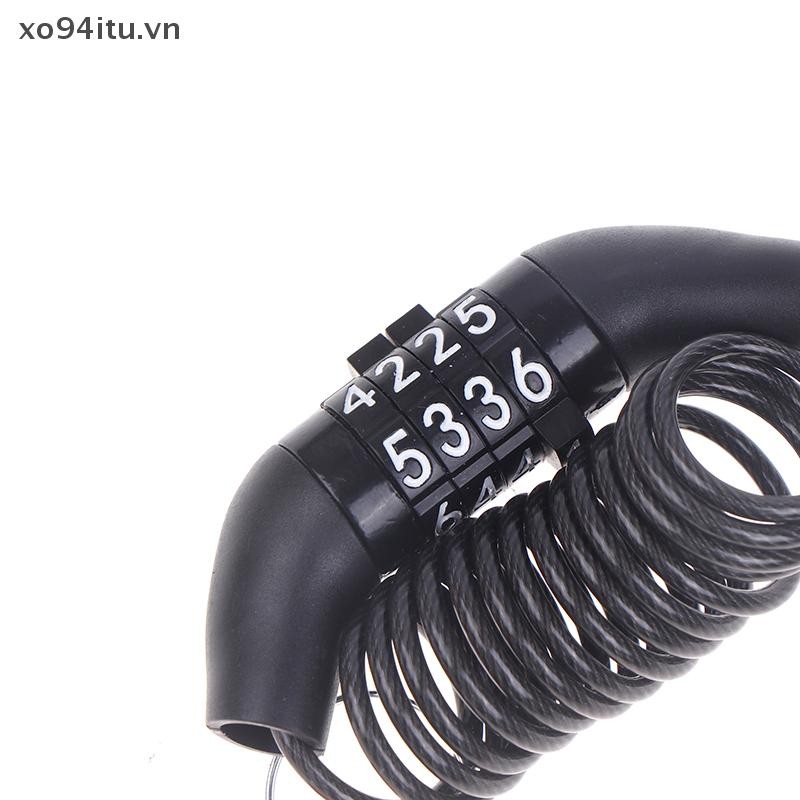 XOITU 1 Cái Đa Năng Xe Máy Khóa Mật Khẩu Di Động Mũ Bảo Hiểm Khóa Chống Trộm Xe Đạp Đường Bộ Khóa VN