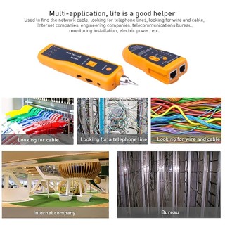 Máy kiểm tra cáp mạng LAN JW-360 Cat5 Cat6 RJ45 UTP STP Máy dò dây điện thoại