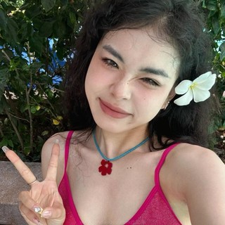 [Shop Hot Sale] Phong Cách Hàn Quốc ins Blogger Cùng Phong Cách Vòng Cổ Hoa Đỏ Nhỏ Mùa Hè Đầy Màu Sắc Phù Hợp Với Chuỗi Xương Đòn