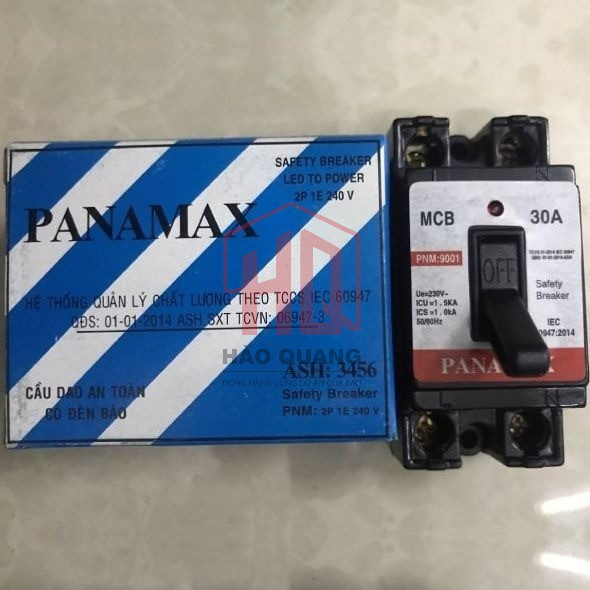 Cầu Dao PANAMAX CB Cóc Tự Động Ngắt 10A–40A – Aptomat Bảo Vệ Quá Dòng, Công Tắc An Toàn