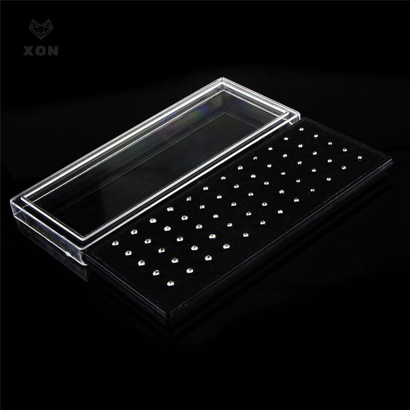 XON Set 60 khuyên mũi hình chữ L đính đá bằng thép không gỉ