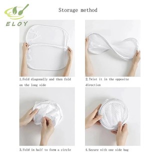 [ELOY] Sọt lưới đựng quần áo bẩn chưa giặt túi giỏ đựng đồ thoáng khí kết hợp khung nhựa iêu nhẹ bền bỉ VN