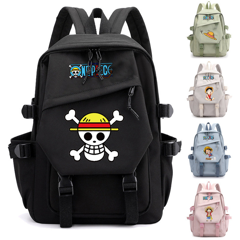 YT2 ONE PIECE Monkey D Luffy Ba Lô Dành Cho Học Sinh Dung Tích Lớn Nhẹ Anime Học Tập TY2