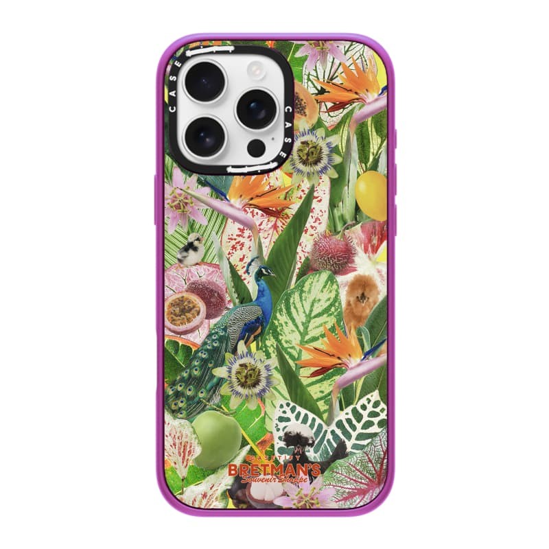 CASECASE X Bretman Rock Birds of Paradise Matte Black Matte Purple Matte RosePink Clear Hard Case Impact Case cho Apple IPhone 13 14 15 16 Pro Max có hộp