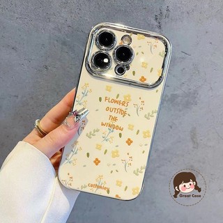 OFF-WHITE Ốp Điện Thoại Màu Trắng Hoa Nhỏ Thời Trang Cho Meizu 21 20 Pro 20 Classic 21 Note Lucky 08 Mạ Khung Vỏ Mùa Xuân Tươi Chống Rơi Bìa Mềm