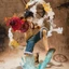 One Piece Fire Fist Luffy Luyện ngục Demon Slay Sauron Hình Đồ chơi Mô hình Máy tính để bàn Khung xe Trang trí Quà tặng trong nước