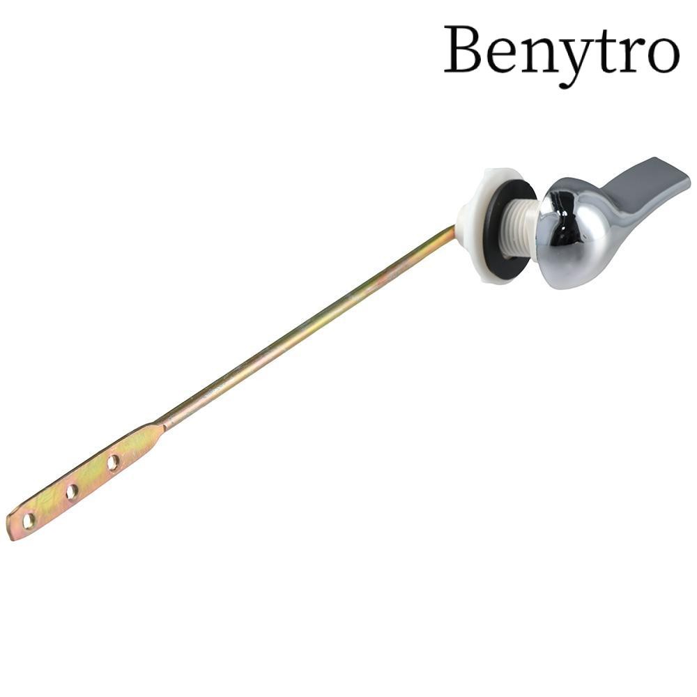 Bộ thay thế BENYTRO, Dây xích gạt chải Niken tay cầm xả bồn cầu, Tay cầm gắn phía trước bằng thép không gỉ Bình vệ sinh đa năng
