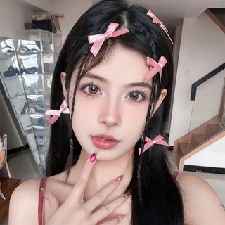 Bộ 8 Kẹp Tóc Nơ Ruy Băng Nhiều Màu Sắc y2k Thời Trang Hàn Quốc Dành Cho Bạn Nữ