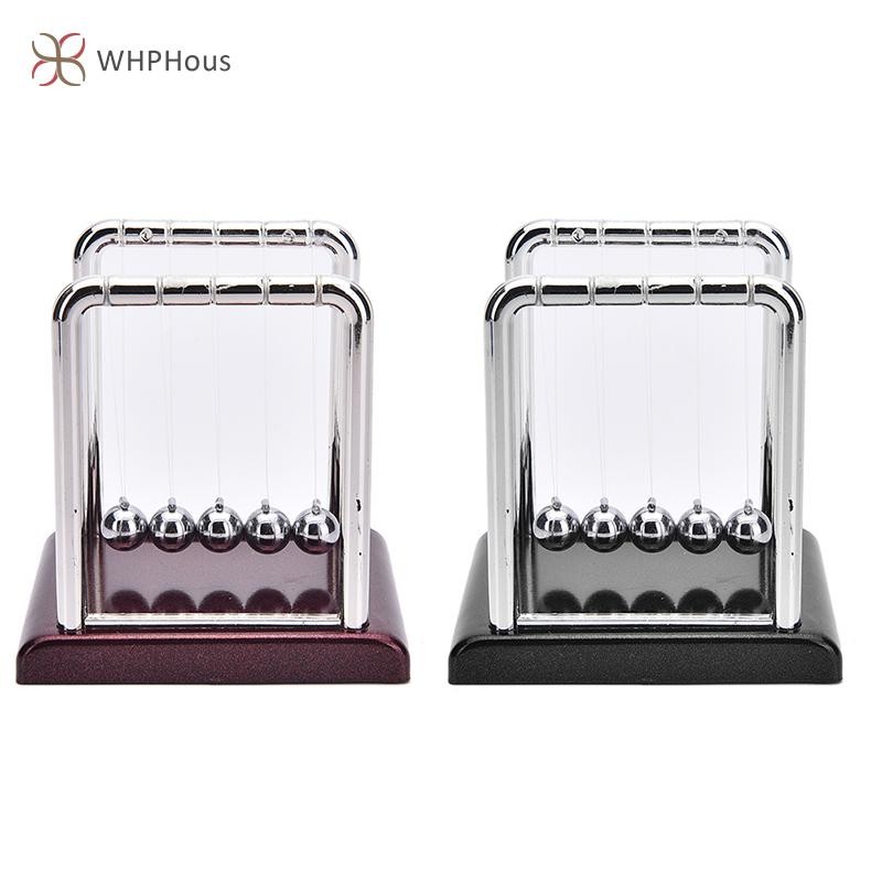Streamers Newton 's Cradle Steel Balance Vật lý Khoa học Con lắc Bàn quà tặng vui nhộn J, Mới