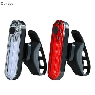 Ndy Xe Đạp Đuôi Đèn Chống Thấm Nước Đi Phía Trước Phía Sau Đèn LED USB Đi Xe Đạp Đuôi Đèn N