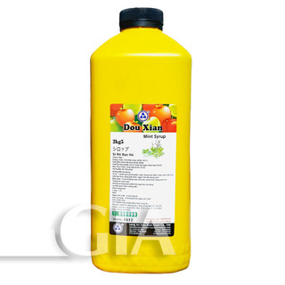 Siro Douxian hoàng kim bình nhựa vuông 2.5kg