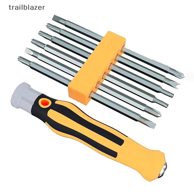 Trailblazer Bộ tuốc nơ vít từ tính mạnh mẽ 12 trong 1 al Công cụ bảo trì cầm tay chính xác Cross Flat Tuốc nơ vít mới