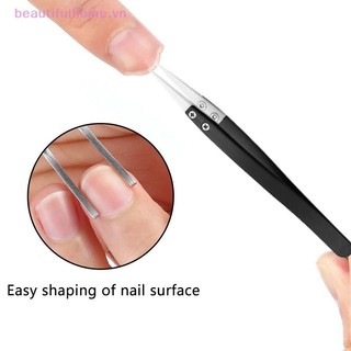 Dụng cụ định hình móng tay bằng thép không gỉ, nhíp kẹp mở rộng móng cho làm móng nghệ thuật