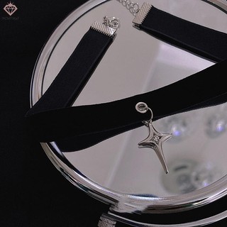 [Pcwkkef] Vòng Cổ Choker Thời Trang Phong Cách Hàn Quốc Dành Cho Nữ Vintage Gothic Xương Đòn Dây Chuyền Mặt Trăng Cô Gái Cổ Trang Sức Phụ Kiện Mới