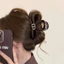 Kẹp tóc cá mập kim loại chữ cái phong cách Pháp Retro 8cm - Phụ kiện tóc sang chảnh
