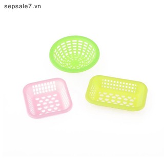 [-d] 10 Cái 1: 12 Nhà búp bê Giỏ đựng đồ thu nhỏ Giặt rau quả Giỏ đựng thức ăn trái cây Trang trí nhà bếp Phụ kiện nhà búp bê {vn}