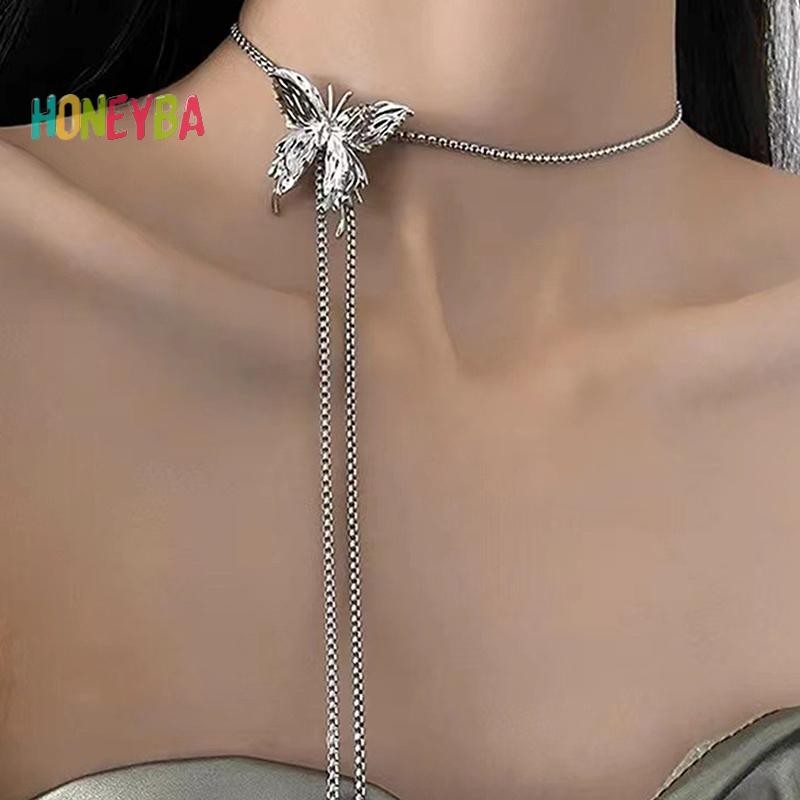 < Honeyba > Mặt dây chuyền Dainty Multiayer Vòng cổ dây chuyền cơ thể thanh lịch Quà tặng trang sức dự tiệc