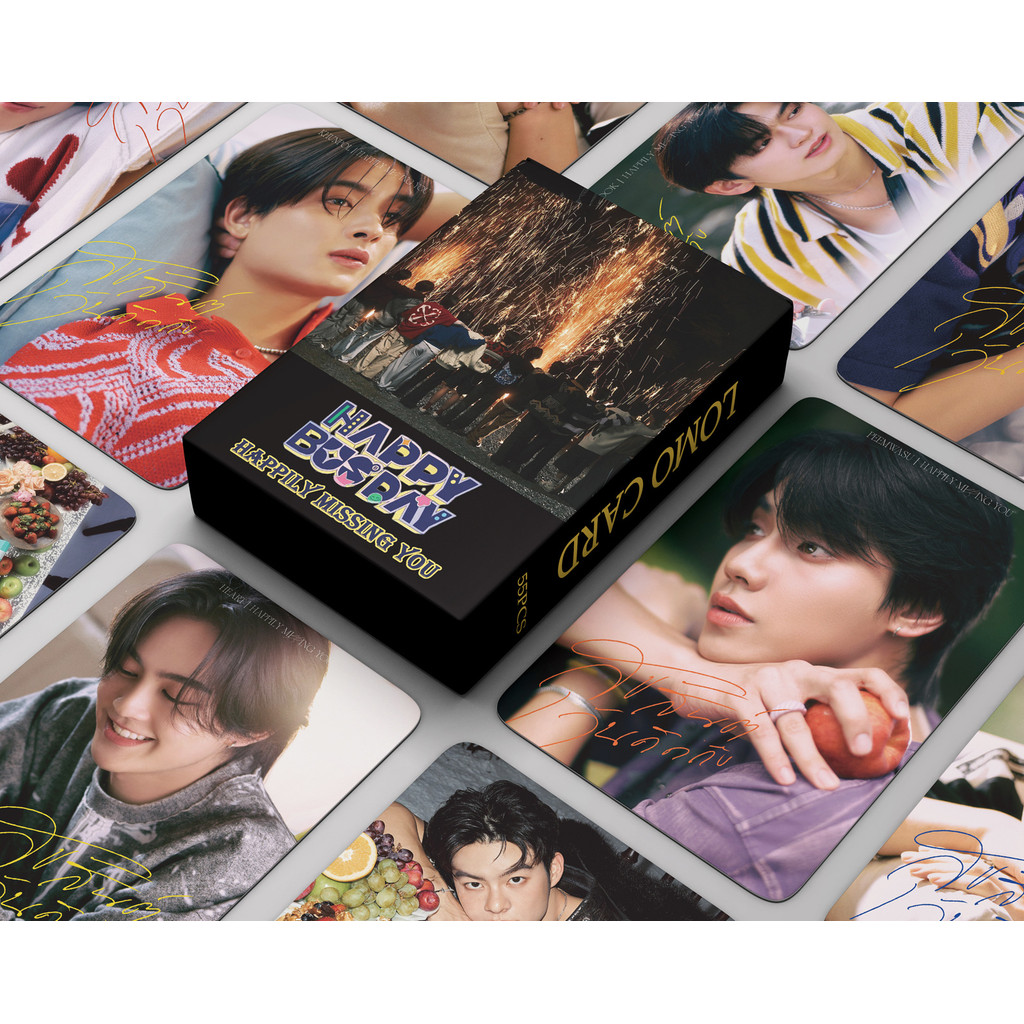 30-55 chiếc BUS vui vẻ nhớ bạn Photocards Biến áp vì bạn tôi tỏa sáng Lomo Card marckris đồng AA phutatchai khunpol trái tim peemwasu alan nex Thái jung Bưu thiếp