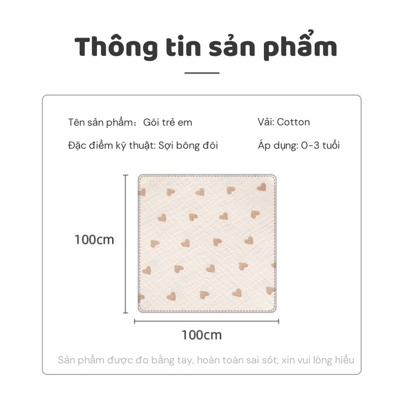 Phiên bản tiếng Hàn Khăn tắm Muslin cao cấp，dùng làm khăn quấn bé sơ sinh ra ngoài，100% cotton