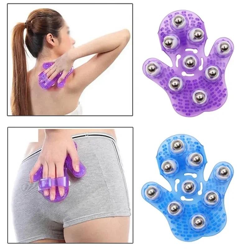 3 Con Lăn Bóng Massage Toàn Thân Găng Tay 360 Độ Giảm Đau Cơ Thư Giãn Chống Cellulite Máy Mát Xa Cho Tay Cổ Lưng Vai Mông Dụng Cụ Chăm Sóc Sức Khỏe
