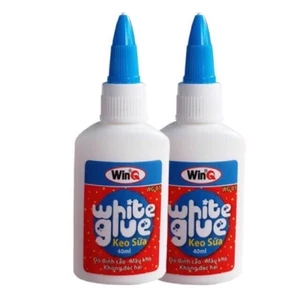 Keo sữa chất lượng cao WINQ Qui Lực ( dán giấy, bìa, vải, gỗ... thủ công) 40ml / 120ml