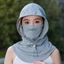 Mũ đội đầu IAPPORTUNIA, Mũ lụa băng thoáng khí, có khăn choàng quấn đầu đi xe đạp