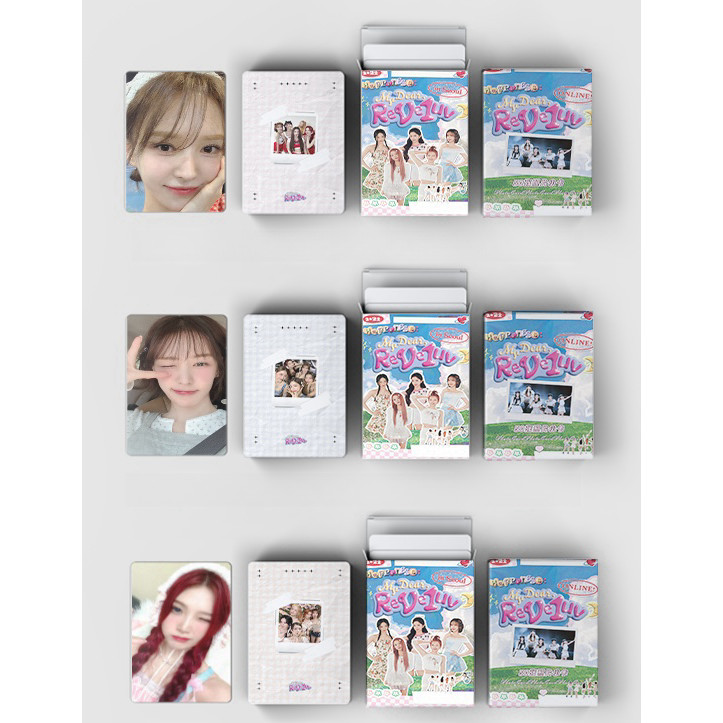 50-55 Cái / hộp Red Velvet Laser Hologram Photocards Chill Kill Album Lomo Cards Redvelvet Wendy Irene Joy Solo Kpop Holographic Bưu Thiếp YM