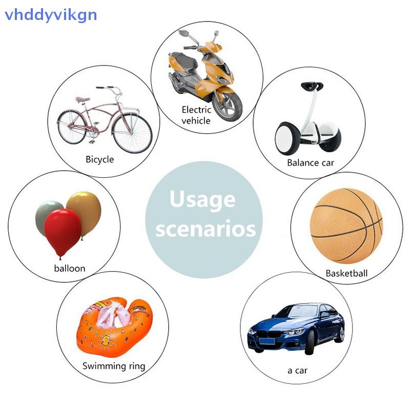 Máy bơm chân Vhd 130 Psi Máy bơm không khí Máy bơm lốp Schrader Presta Máy bơm hơi van đường VN