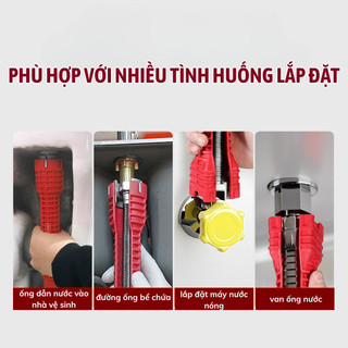 Dụng Cụ Đa Năng Bunnies House 8 Trong 1 Lắp Đặt Vòi Nước Nhà Tắm Và Toilet