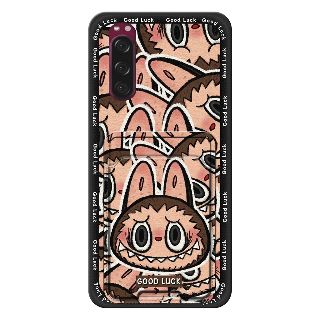 Graffiti Thiết Kế Thời Trang Ốp lưng Sony Xperia 5 / XZ5 Bọc Toàn Bộ Bảo Vệ Chống Sốc Hoạt Hình Khe Cắm Thẻ Túi Chống Bụi Dễ Thương Bền Ốp Lưng Chống Va Đập Chống Thấm Nước
