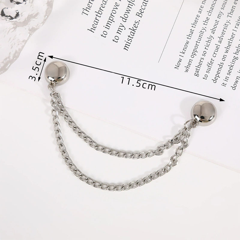 [YUNYUAN] Quần áo Quần dài và ngắn Hiện vật Chân Khóa cạnh chống mịn 2025 Dây chuyền mới Khóa hút từ tính Khóa cố định