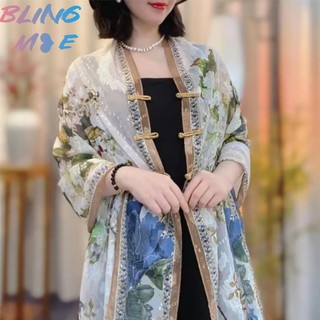 Mùa Hè Cao Cấp Cảm Giác Khóa In Hình Khăn Choàng Nữ Khăn Lụa Phù Hợp Với Thời Trang Du Lịch Chụp Ảnh
