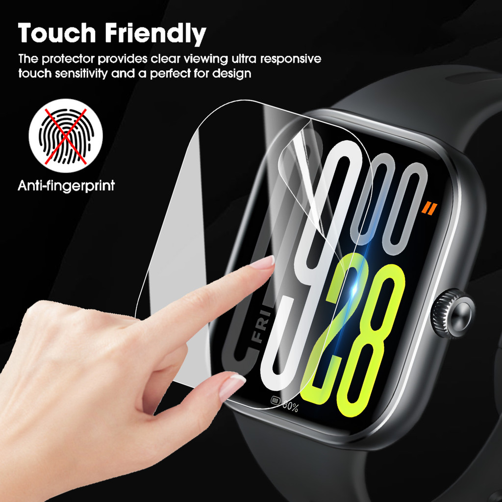 Phim màn hình di động mềm cho Redmi Watch 5 - Clear Not Tempered Glass Full Cover Film - Phim bảo vệ màn hình trong suốt đa năng