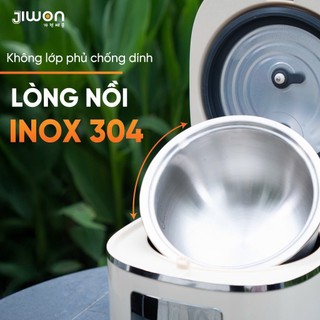 Nồi cơm điện tách đường Jiwon JW-34F dung tích 1.2L công suất 500W, Đa dạng chức năng nấu