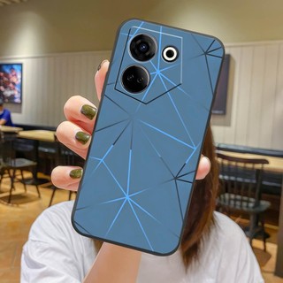 ốp lưng tecno camon 20 - 20 pro 4g - in hình họa tiết đường kẻ nhựa dẻo tpu bảo vệ camera chống sốc vstore