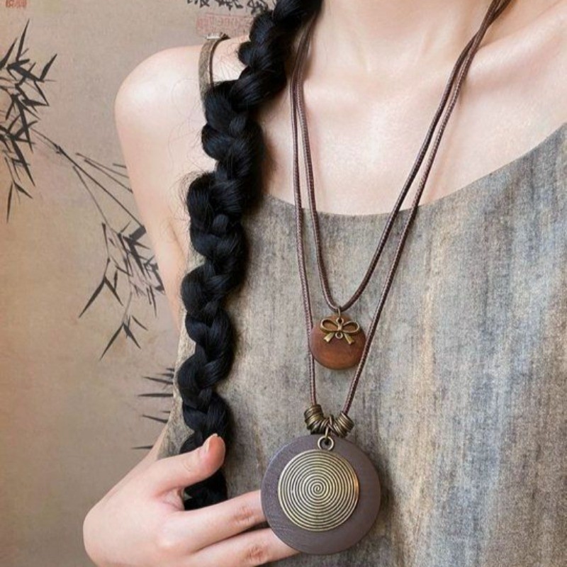Vòng cổ cổ cổ điển Bohemian 2026 Vòng cổ bướm Trung Quốc phong cách mới
