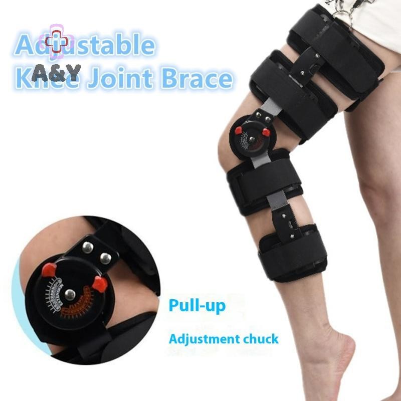 A & Y Chỉnh Hình Hỗ Trợ Ổn Định Sau Phẫu Thuật Có Thể Điều Chỉnh Bản Lề Nẹp Đầu Gối Cố Định Khớp Cáng Phục Hồi Chân ổn định.
