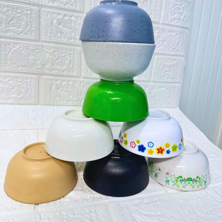 [Giá Xưởng] Chén Ăn Cơm Nhựa Melamine Loại Tốt – Dày Dặn, Nhiều Màu – Bền Đẹp, Dễ Vệ Sinh