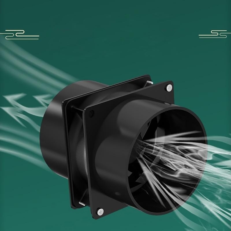Quạt ống dẫn nội tuyến Mon 12V 8cm có bộ điều khiển tốc độ Máy thổi khí thông gió mạnh mẽ để sưởi ấm Bộ tăng áp làm mát Lều