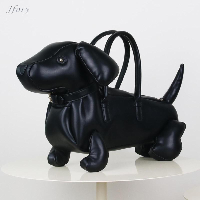 Jfory Mới Lạ Túi Đeo Vai Hình Chó Satchel Hình Thời Trang Top Tay Cầm Túi