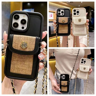 Ốp Điện Thoại Ví Sang Trọng Cho OPPO A6 GT Max A5 A5i Pro F31 Pro Plus Reno 15 14 Find X9 Pro X8S X8 Ultra K13 Turbo Pro Camellia Vỏ Thẻ Ví Mềm