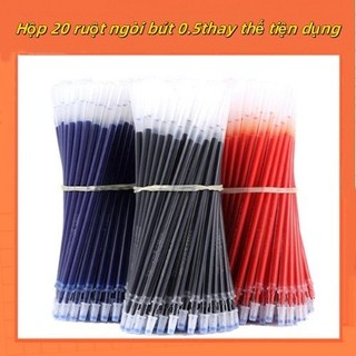 Hộp 20 ruột ngòi bút 0.5thay thế tiện dụng-3 màuĐen,Xanh,ĐỏChữ Ký Bút Y Tế Đơn Thuốc Sinh Viên Văn Phòng Vật Dụng FE123