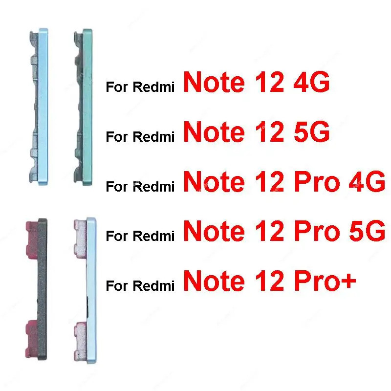 Nút tăng/giảm âm lượng cho Xiaomi Redmi Note 12 Pro Plus 4G 5g nút âm ...
