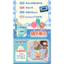 Túi xách kẻ sọc xanh Butterbear bơ