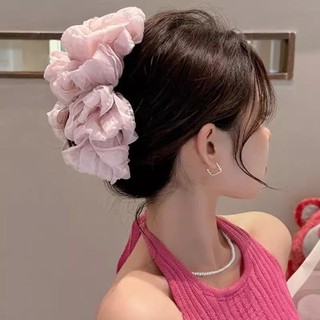 Vuốt Tóc ASDFGER, Kẹp Lấy Nhiều Lớp Lớn, Kẹp Cá Mập Nút Bướm Màu Trơn Lông Tơ Cho Nữ