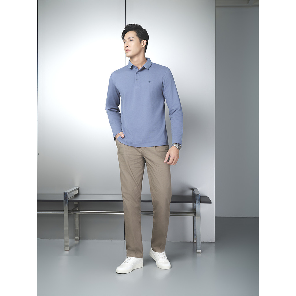 Quần Khaki 1Ply Viettien Smart Casual Vải Cottton Phom Regular VT00000250