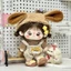 THEGIRL8B Trang phục mùa đông búp bê, Váy sang trọng 20cm Quần áo búp bê cotton, Không có thuộc tính Quần áo búp bê Vỏ đầu đáng yêu Bộ trang phục búp bê Onesuit Bộ búp bê 20cm