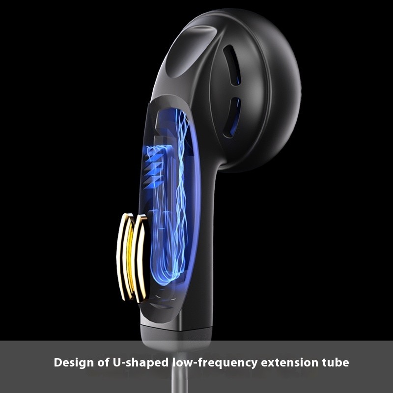Tai nghe Hifi hình chữ U Fiio JF11 14,2mm Trình điều khiển năng động Tai nghe có dây Bass Âm nhạc thể thao Tai nghe có Mic