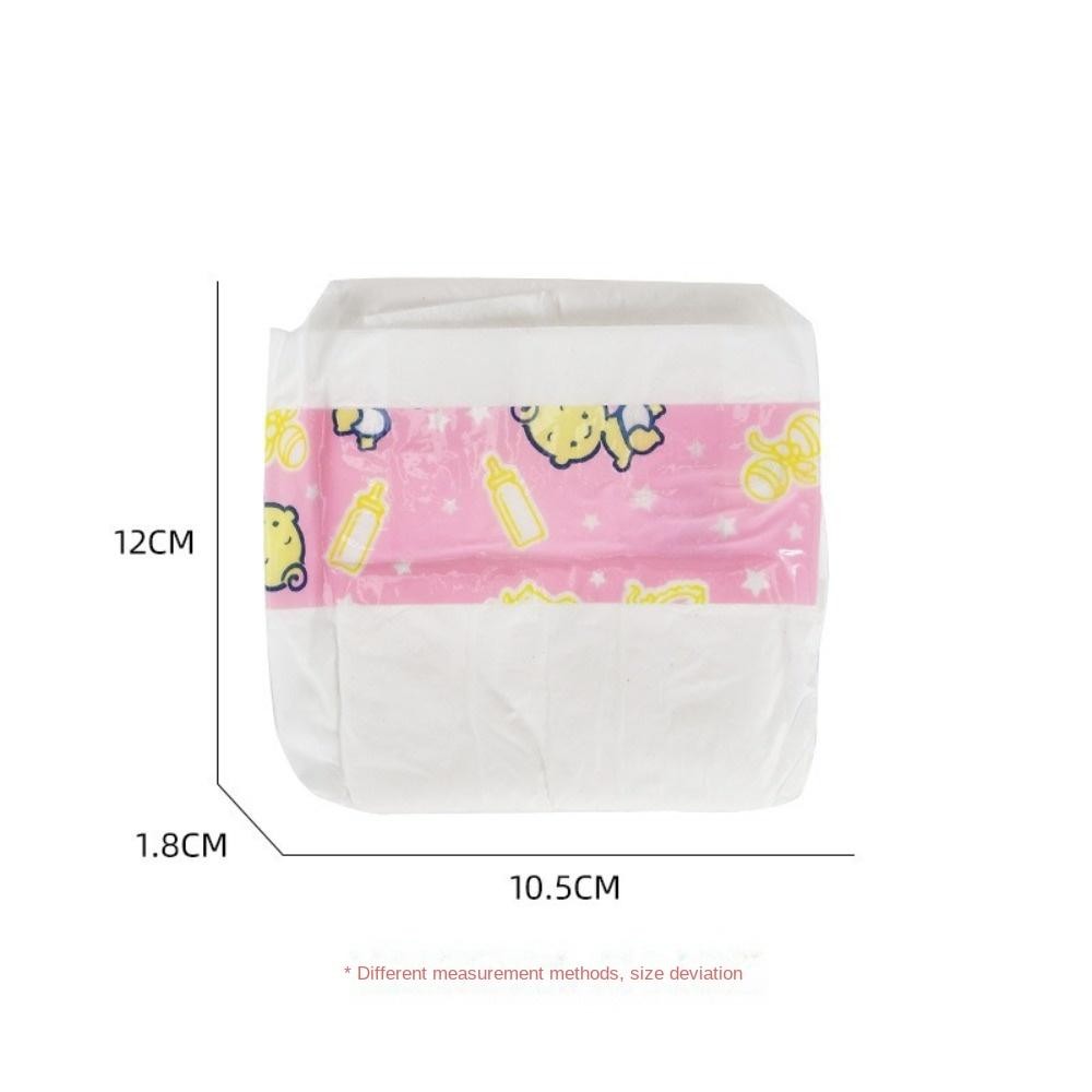 SAIA 10 Chiếc Tã Nhà Chơi, Tã Mini Nhà Búp Bê Tã Cho Bé Phụ Kiện Cho Bé, Búp Bê Chất Lượng Cao Mô Phỏng Trang Trí Giả Vờ Quần Áo Đồ Chơi Trẻ Em