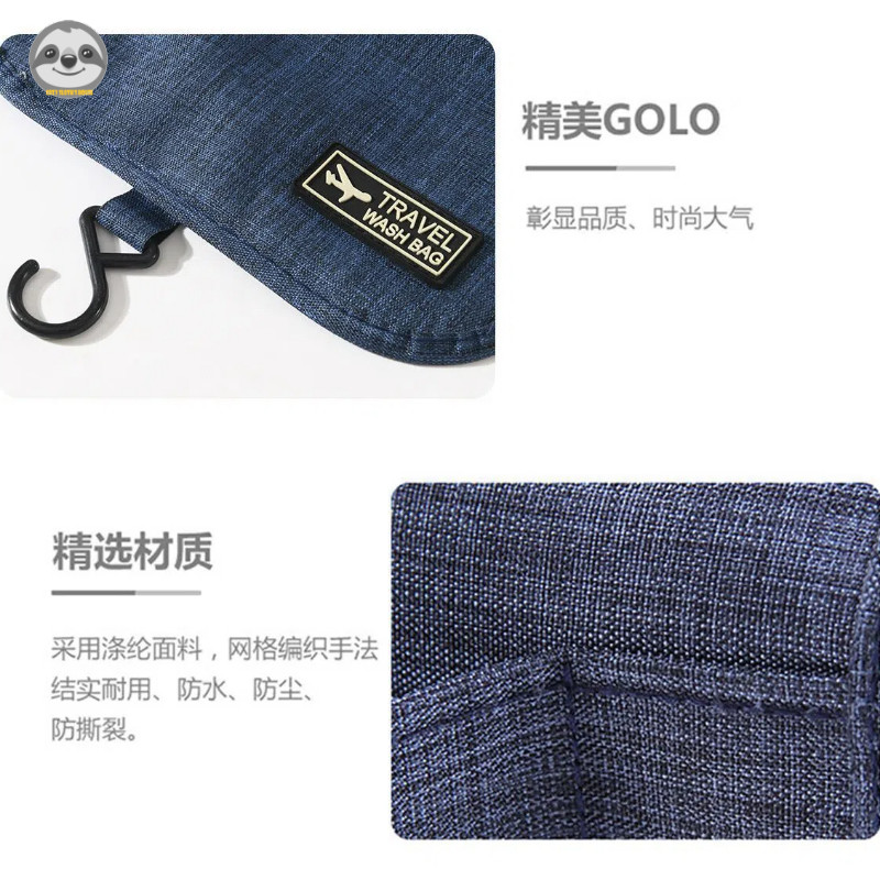 Túi đựng đồ vệ sinh du lịch có thể treo/đựng mỹ phẩm chống ẩm chống thấm nước dung tích lớn/túi vệ sinh di động Unisex